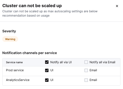 Configure backup settings